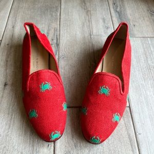 Stubbs & Wootton linen slippers. New. Unworn.